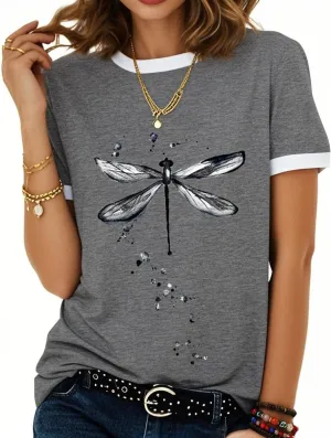 Anbech Short Sleeve Shirts for Women Cute Sunflowers Graphic Tees Loose Summer Tops