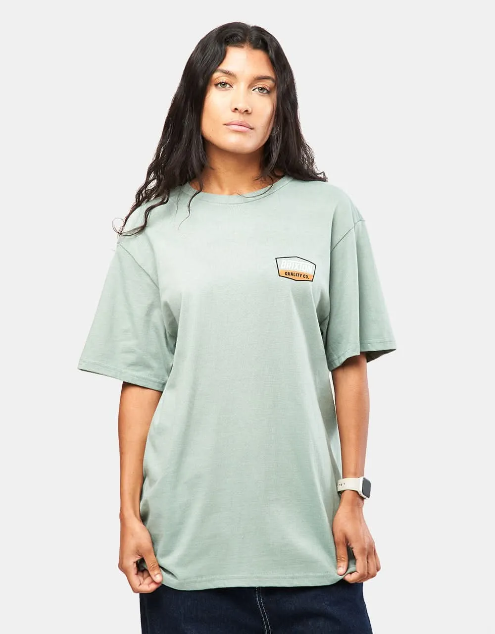 Brixton Regal T-Shirt - Chinois Green/Whitecap