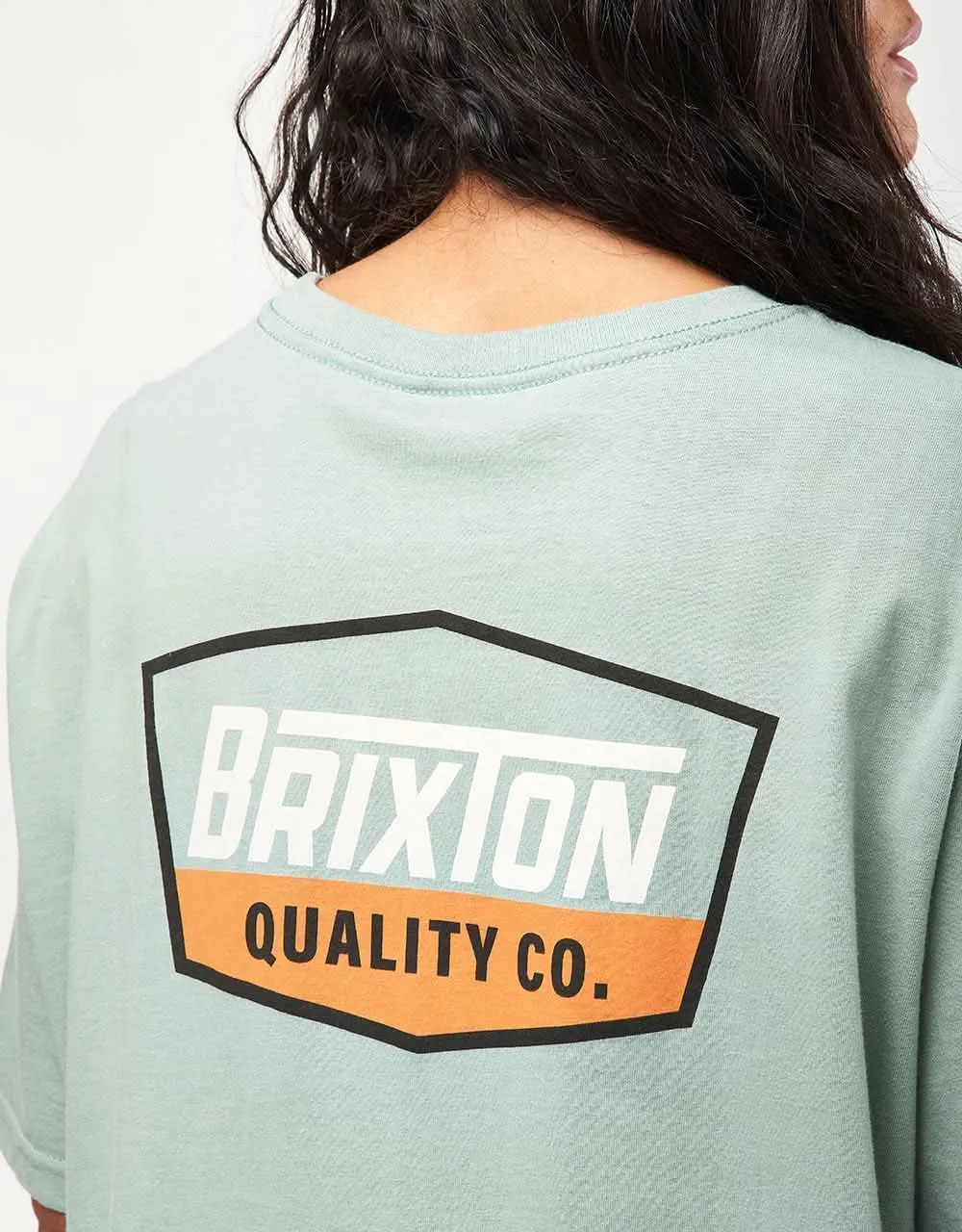 Brixton Regal T-Shirt - Chinois Green/Whitecap