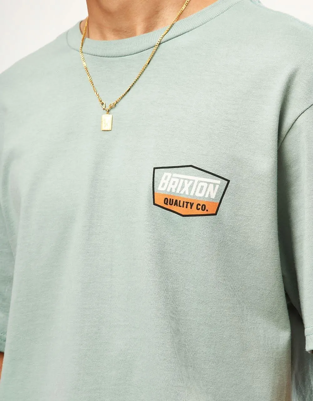 Brixton Regal T-Shirt - Chinois Green/Whitecap