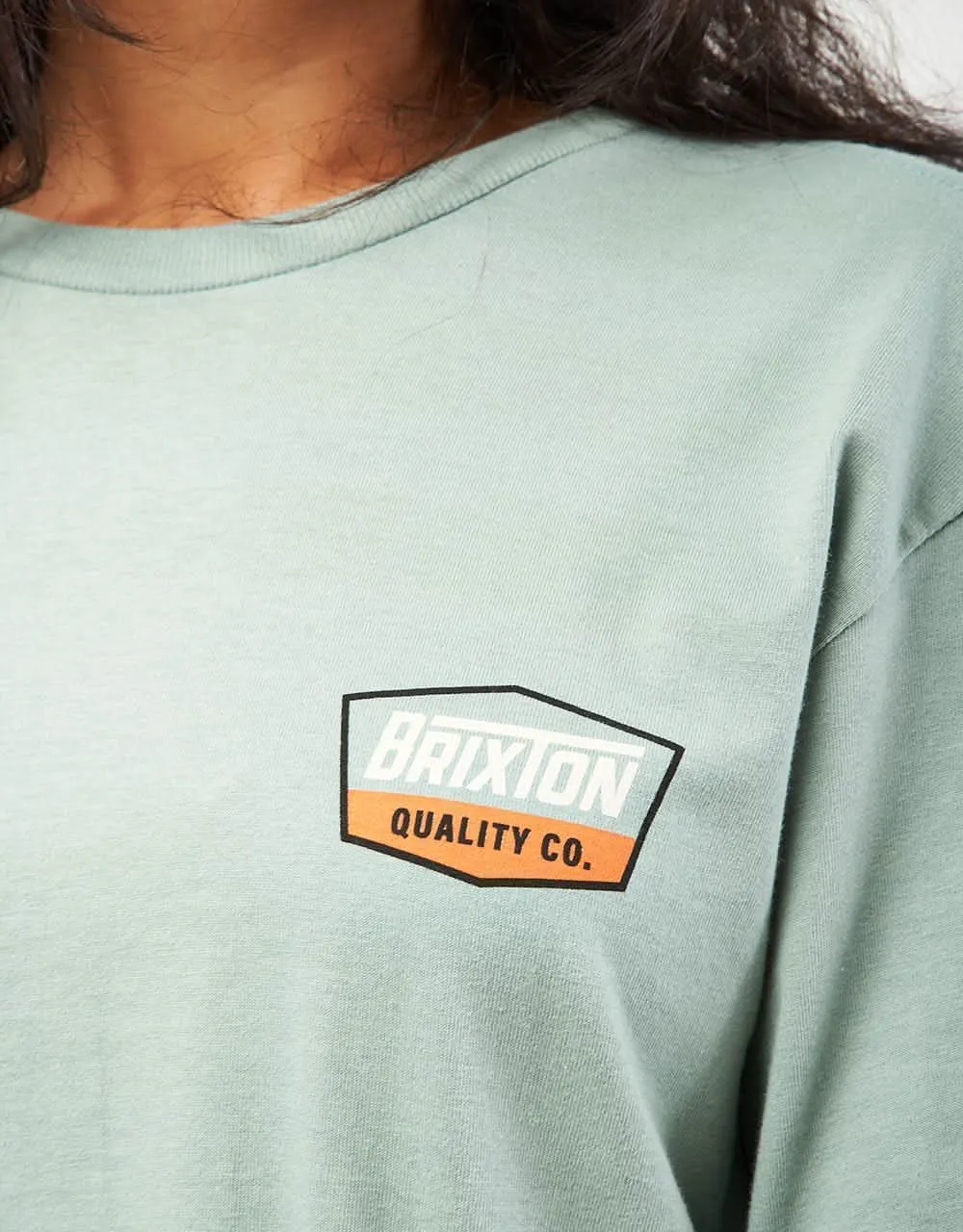 Brixton Regal T-Shirt - Chinois Green/Whitecap
