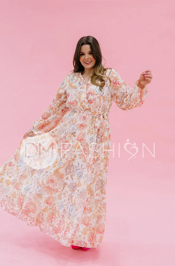 Chanel Créme Décor Floral Maxi - DM Exclusive - Nursing Friendly - Maternity Friendly - FINAL SALE