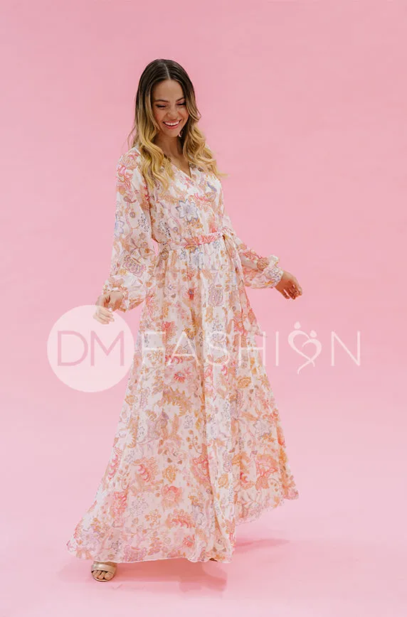 Chanel Créme Décor Floral Maxi - DM Exclusive - Nursing Friendly - Maternity Friendly - FINAL SALE