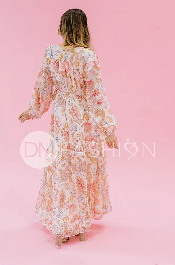 Chanel Créme Décor Floral Maxi - DM Exclusive - Nursing Friendly - Maternity Friendly - FINAL SALE
