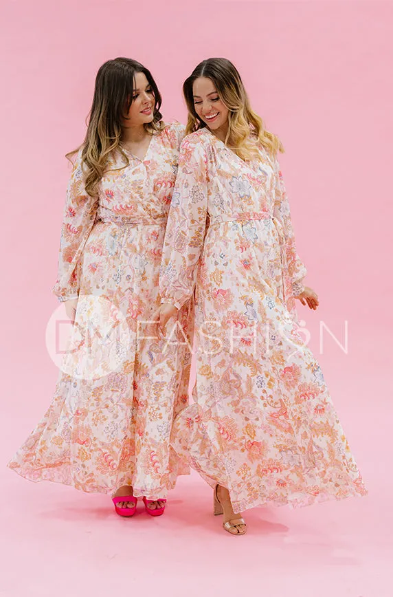 Chanel Créme Décor Floral Maxi - DM Exclusive - Nursing Friendly - Maternity Friendly - FINAL SALE