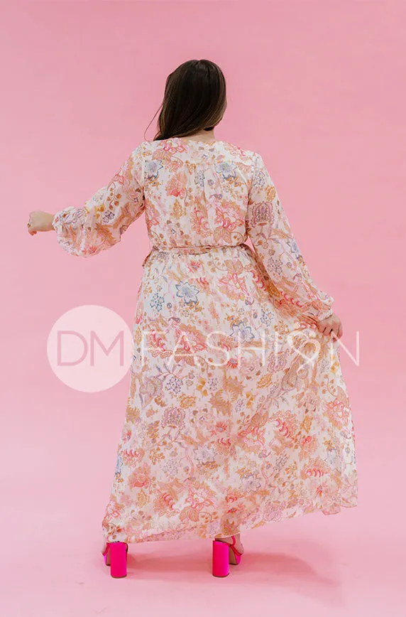 Chanel Créme Décor Floral Maxi - DM Exclusive - Nursing Friendly - Maternity Friendly - FINAL SALE