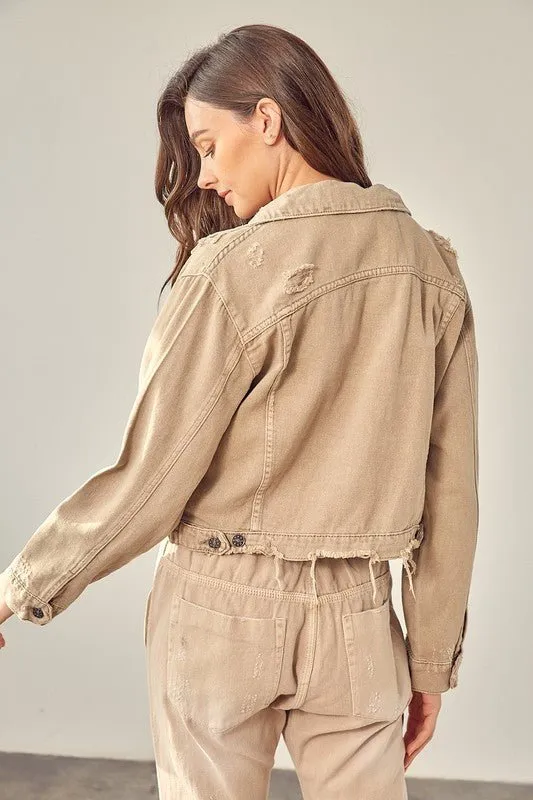 Cropped Denim Jacket