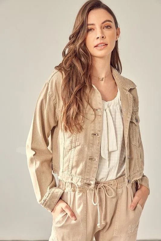 Cropped Denim Jacket