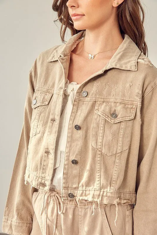 Cropped Denim Jacket