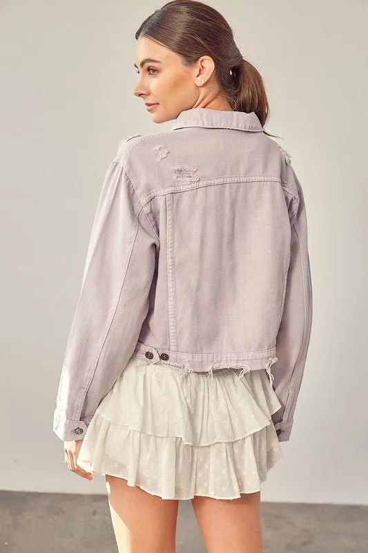 Cropped Denim Jacket
