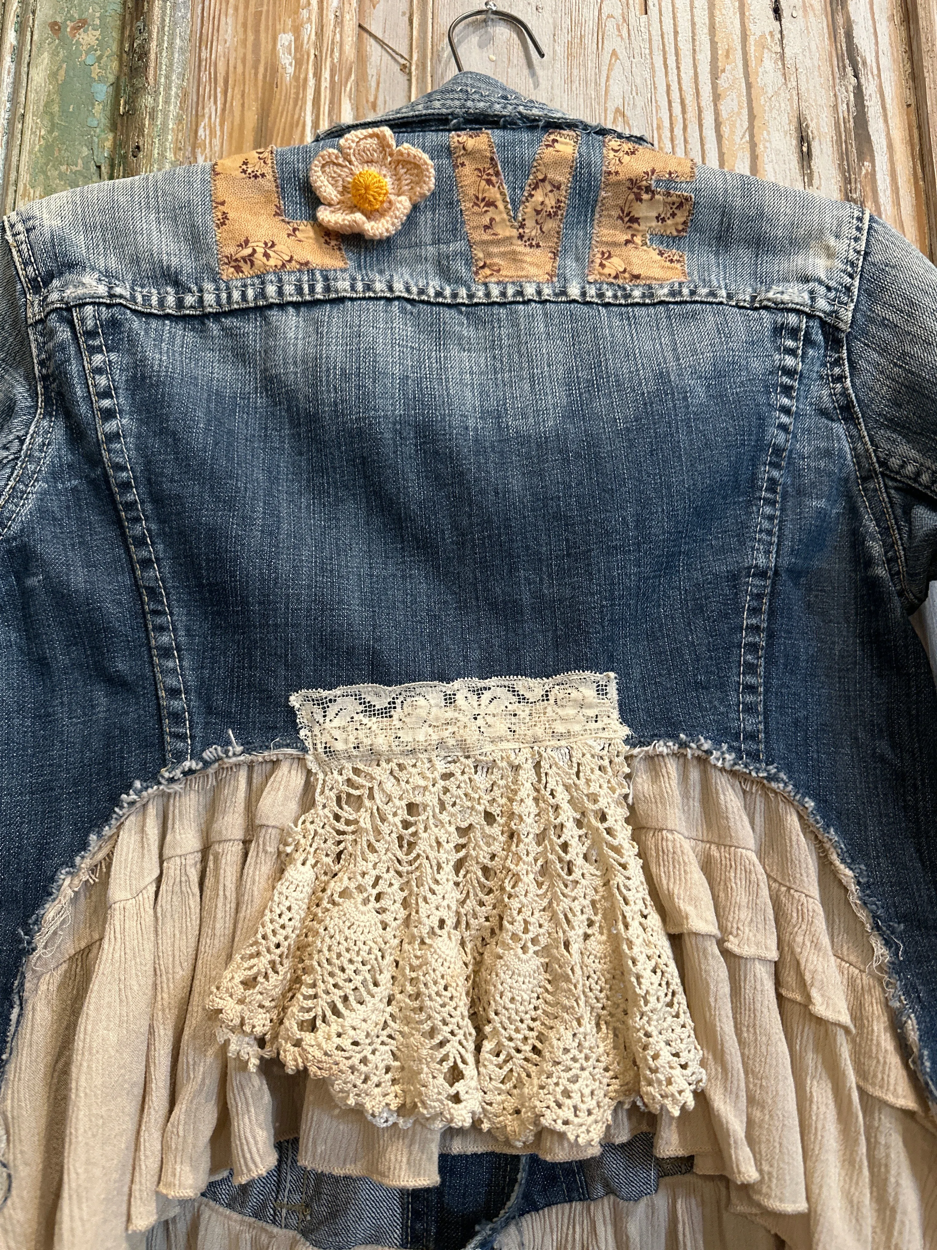 Cropped Ruffled Jacket