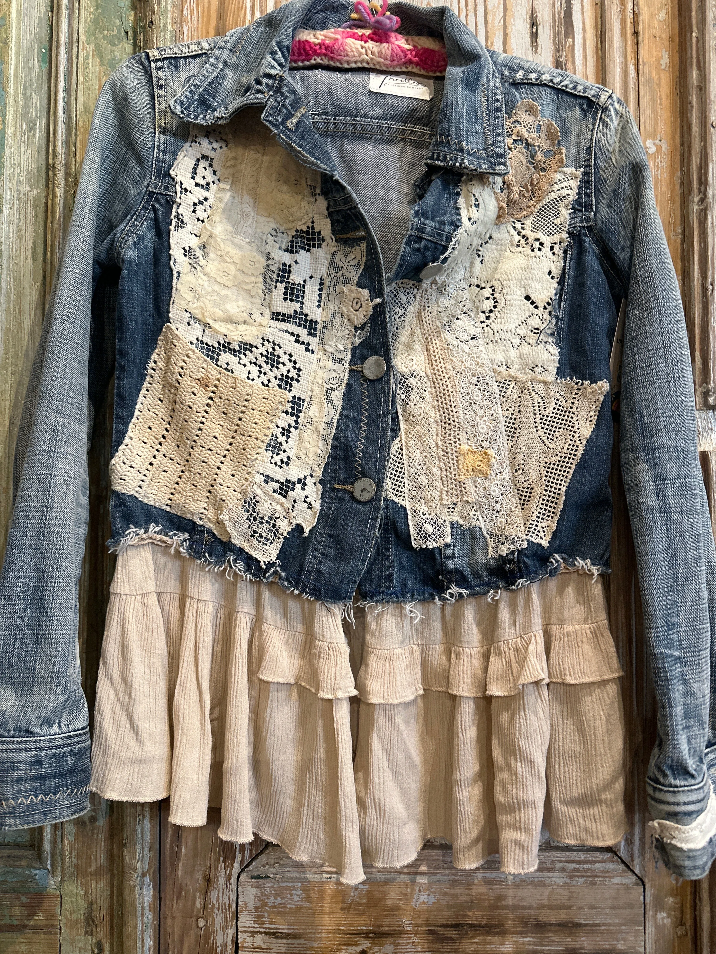 Cropped Ruffled Jacket