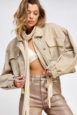 Cropped Utility Jacket - FINAL SALE