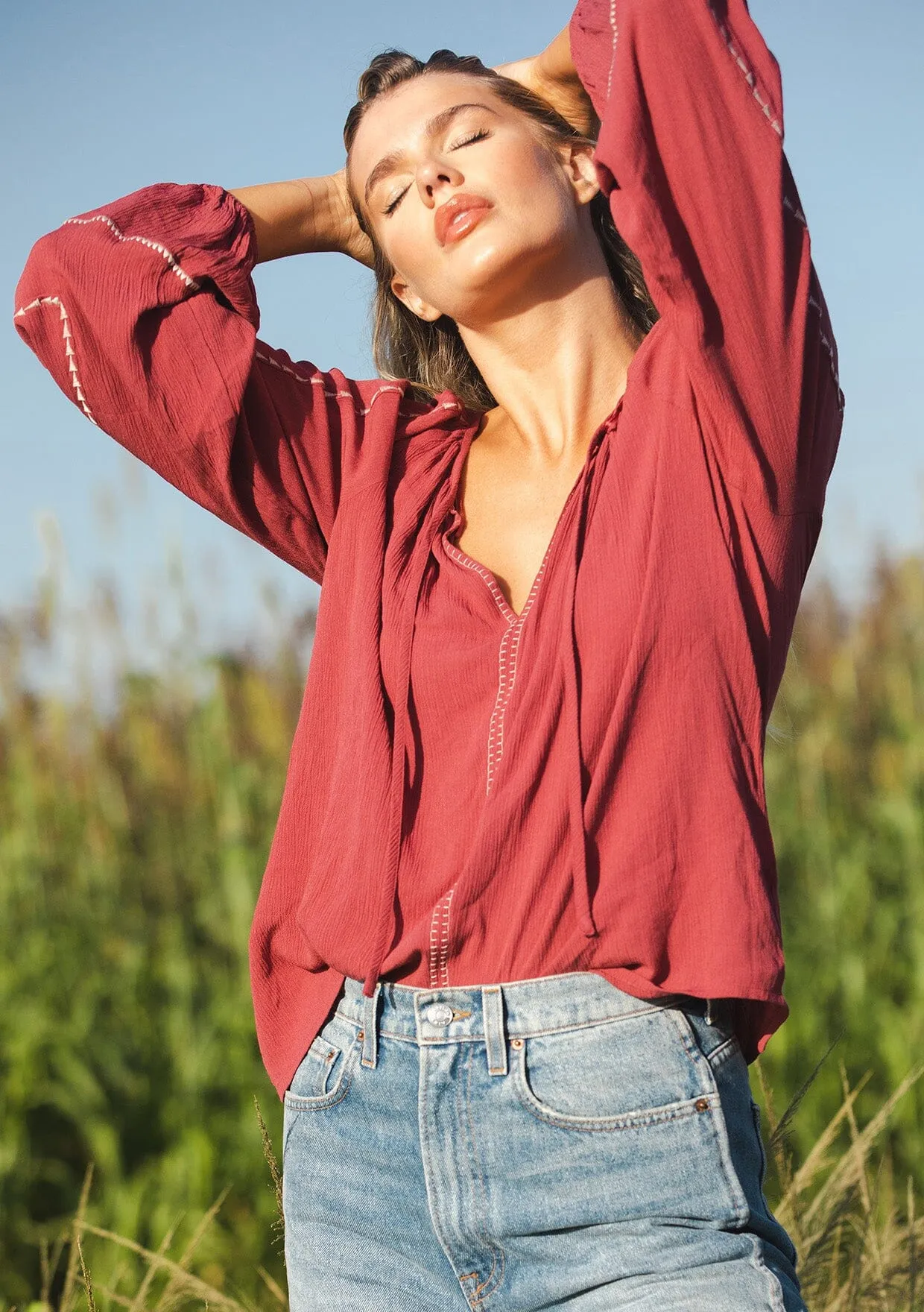 Desert Soul Embroidered Blouse