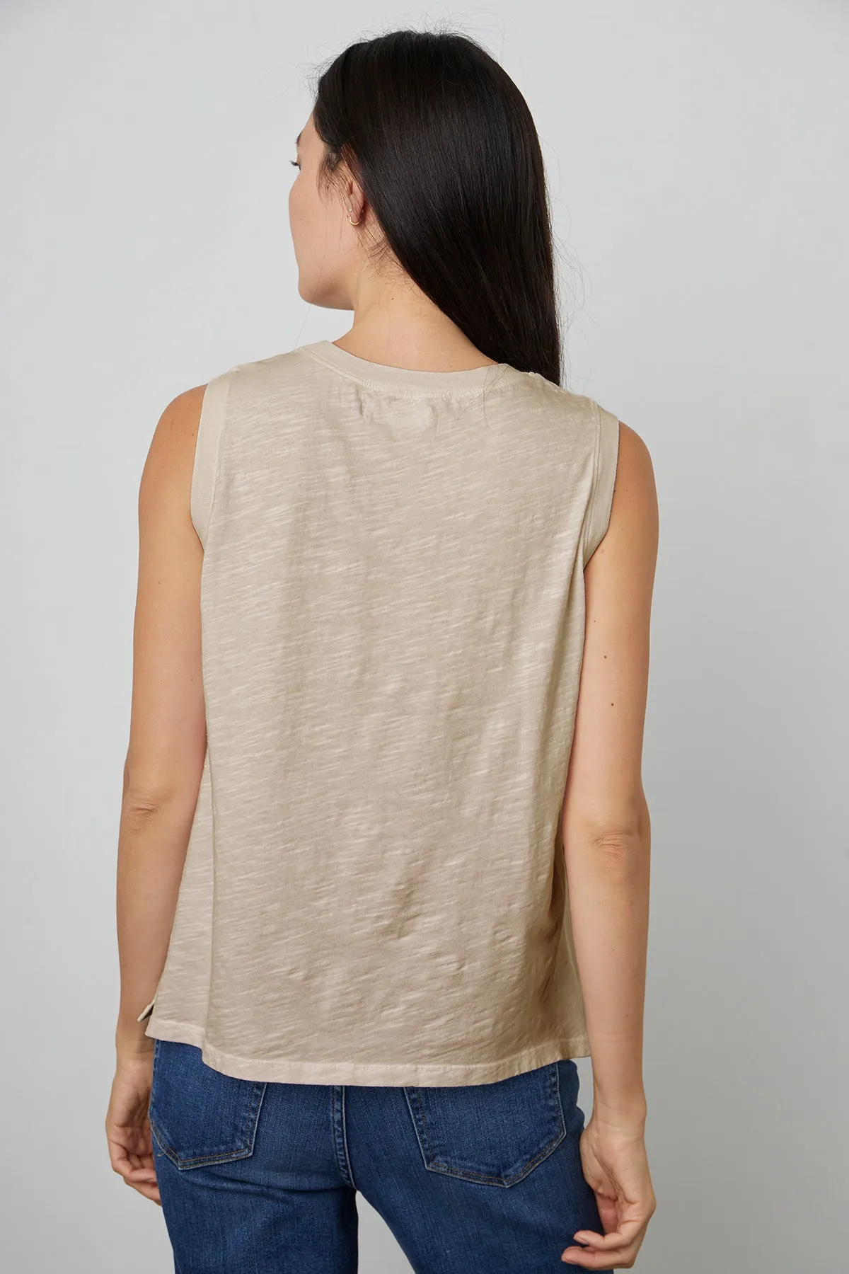 ELLEN VINTAGE SLUB TANK TOP