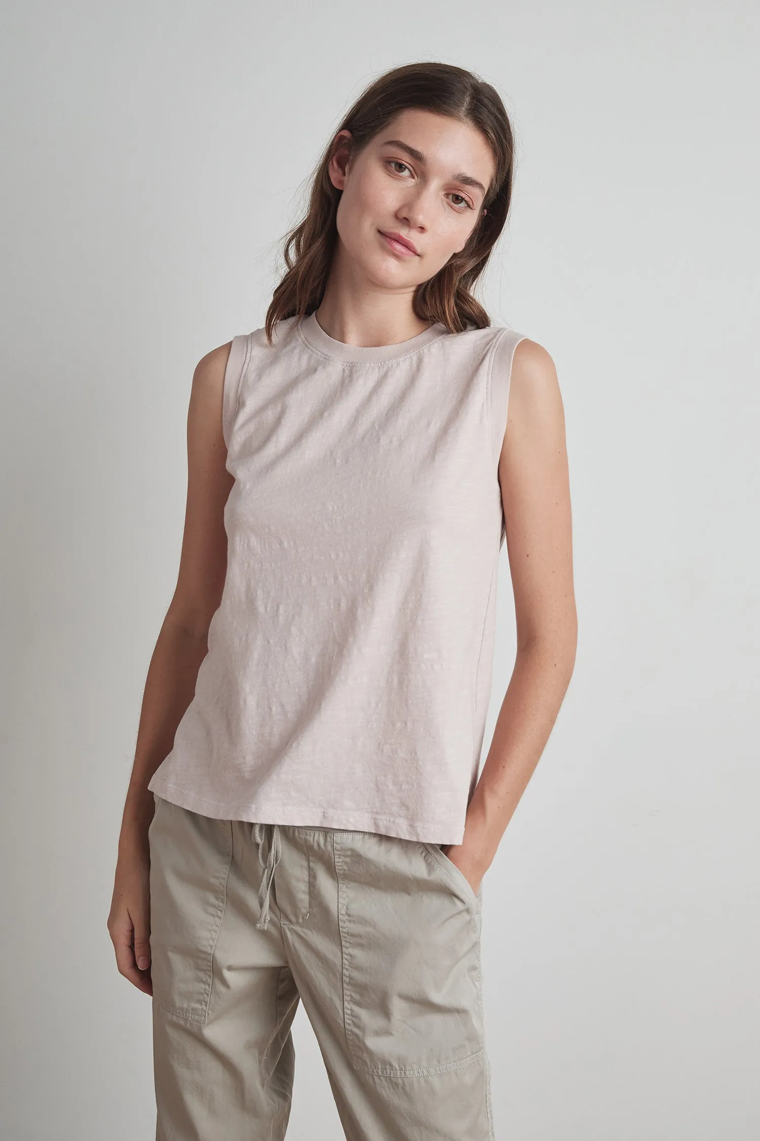 ELLEN VINTAGE SLUB TANK TOP