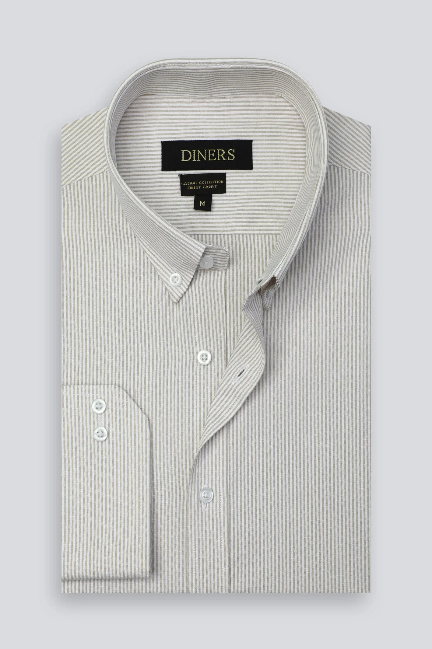 Fawn Bengal Stripe Casual Shirt