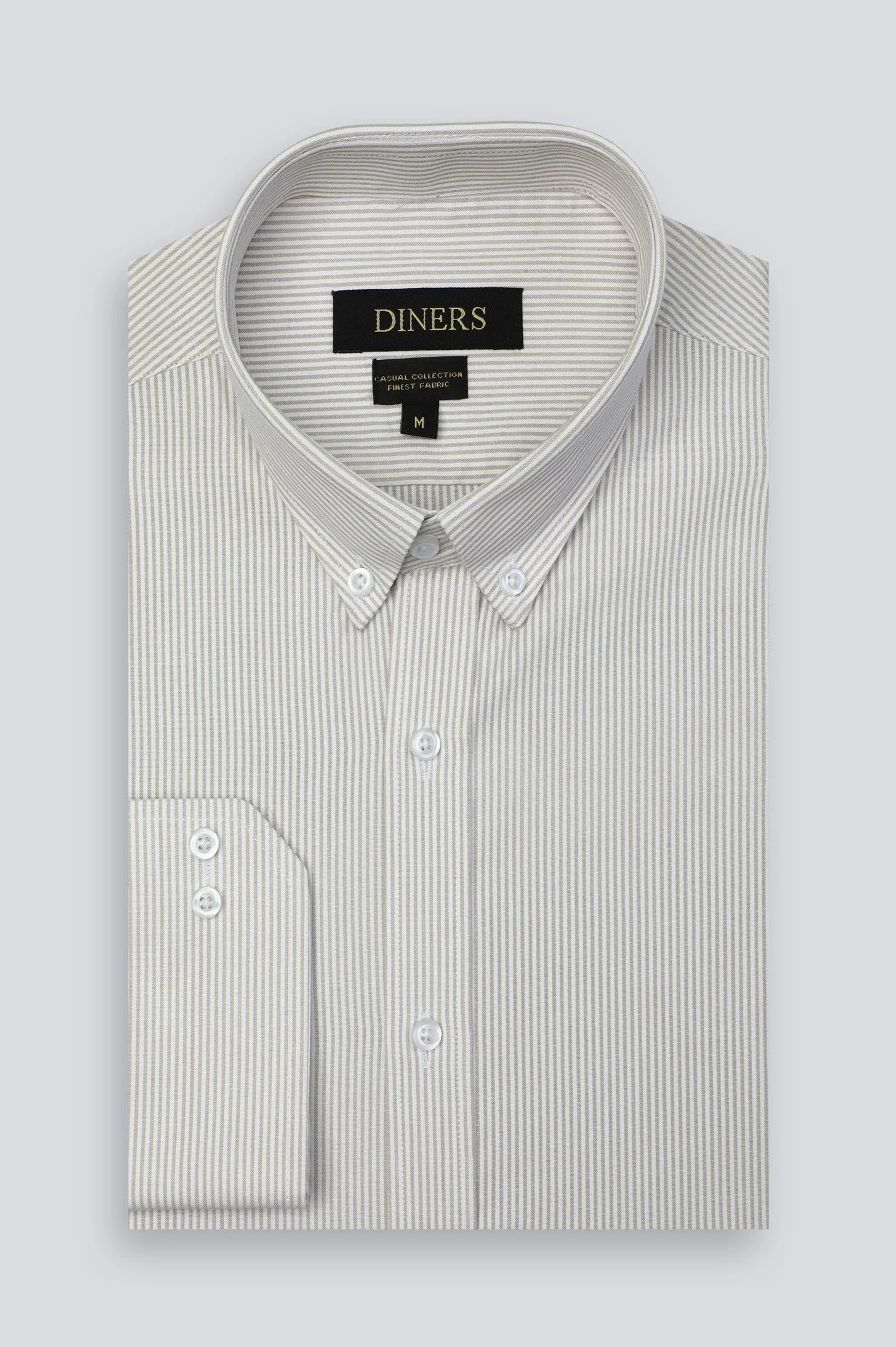 Fawn Bengal Stripe Casual Shirt