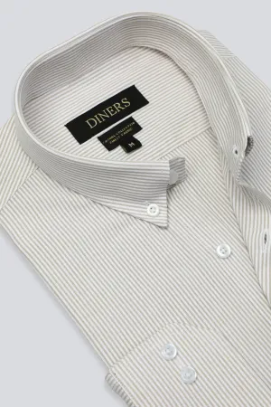Fawn Bengal Stripe Casual Shirt