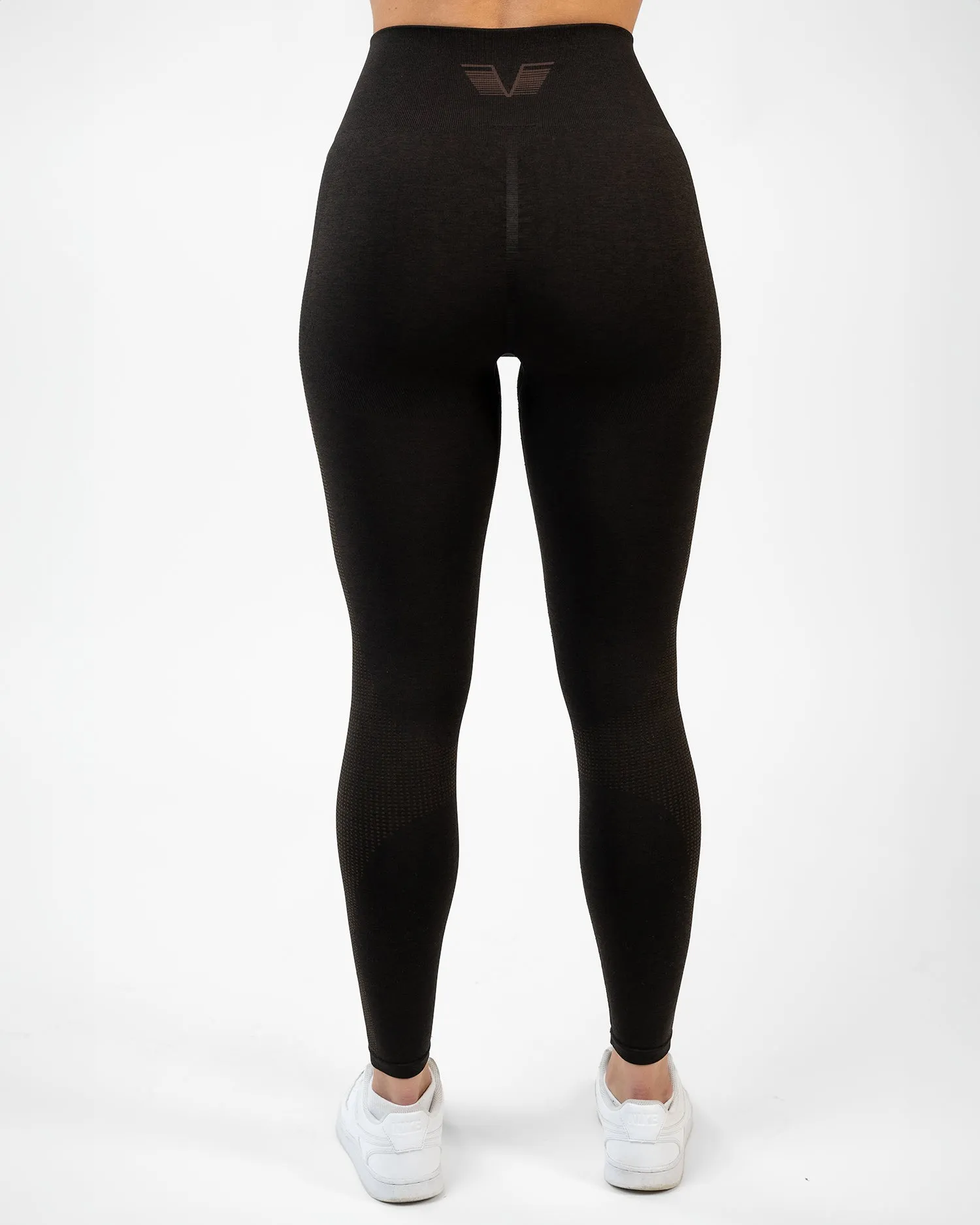 GAVELO Seamless Booster Melange Mocha Tights