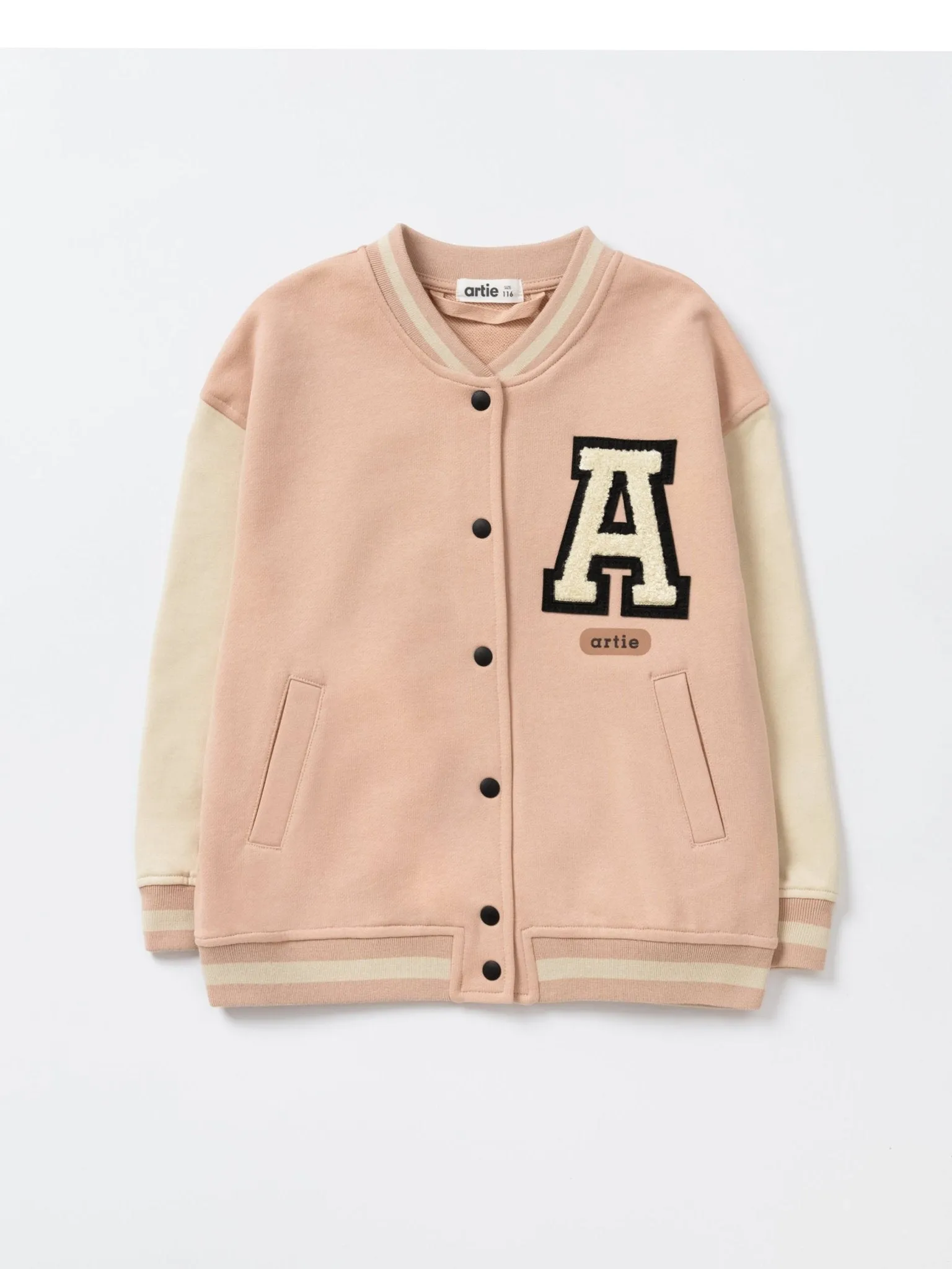 Girls Pink Bomber Jacket