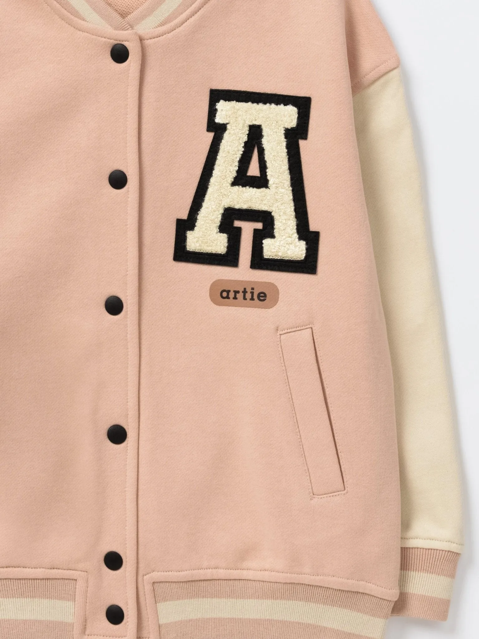 Girls Pink Bomber Jacket