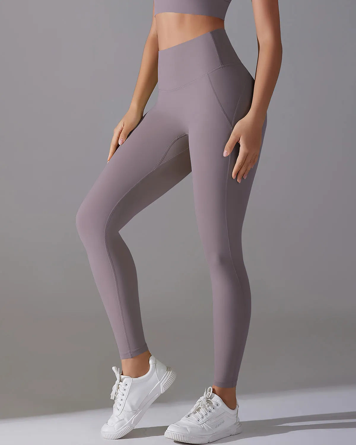 Giselle Seamless Leggings - Dusty Plum