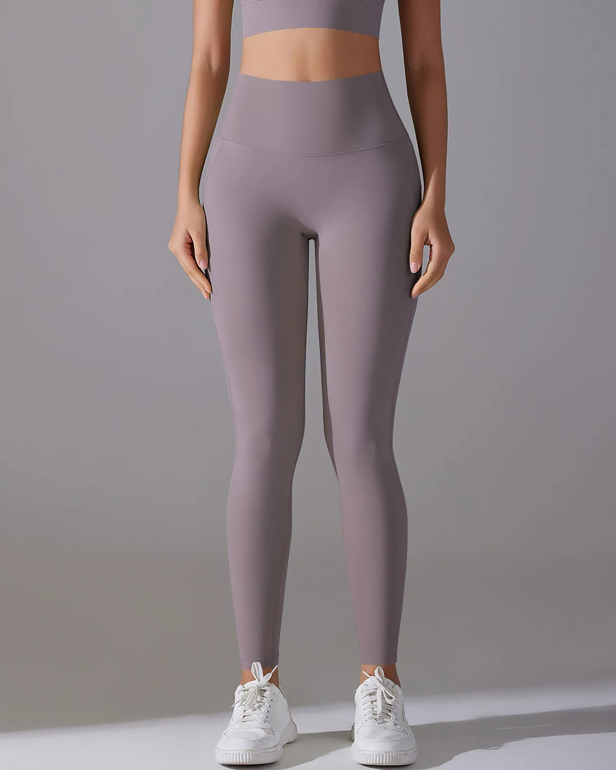 Giselle Seamless Leggings - Dusty Plum