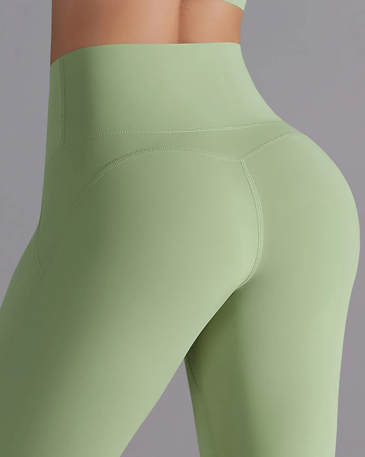 Giselle Seamless Leggings - Sage Green