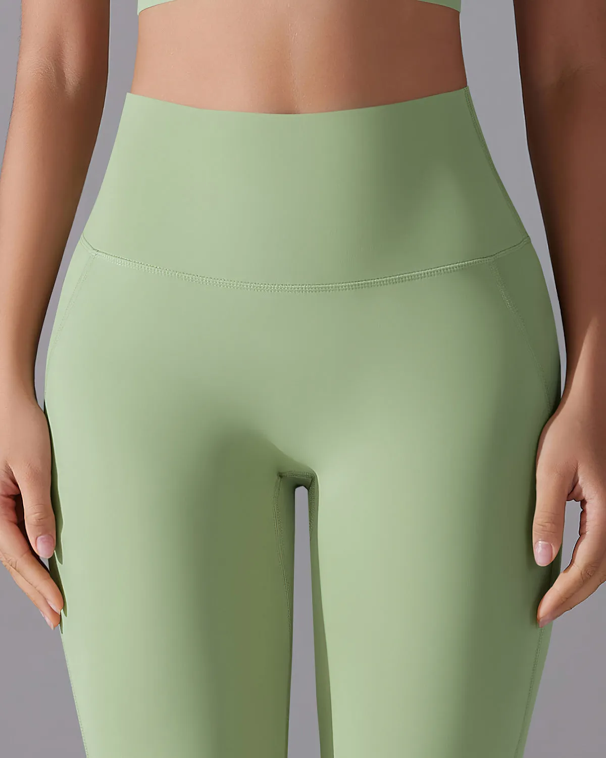 Giselle Seamless Leggings - Sage Green