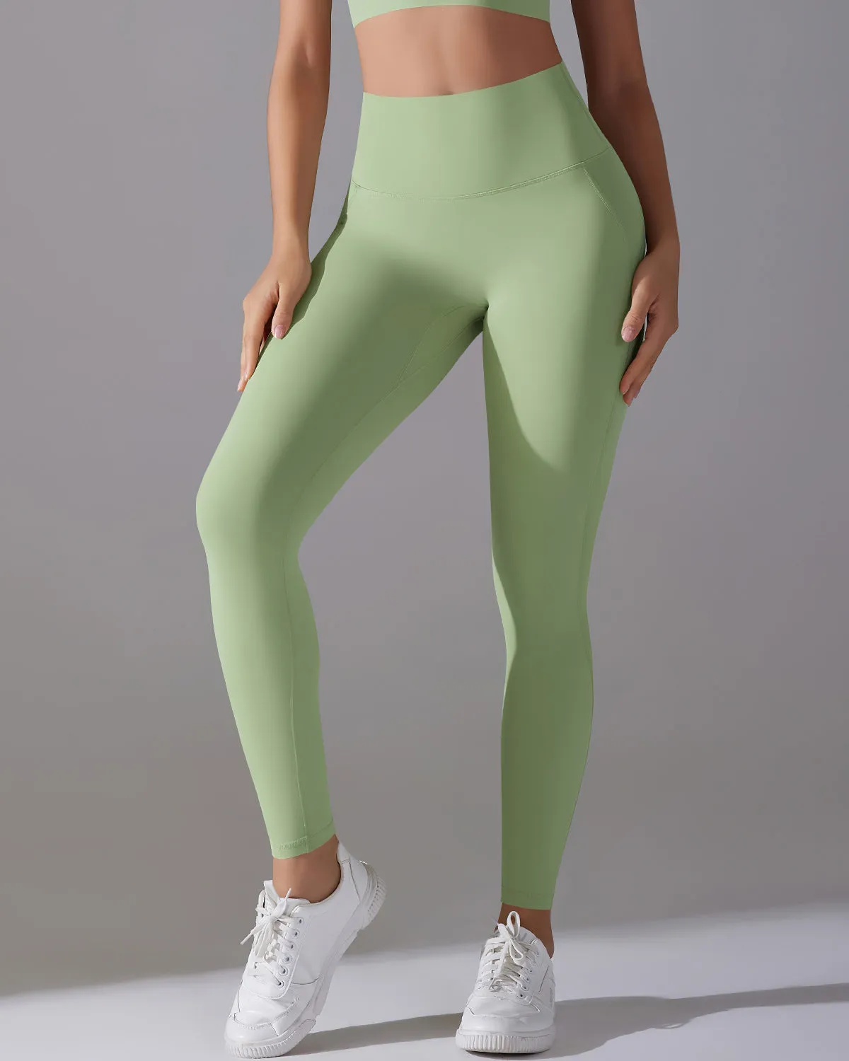 Giselle Seamless Leggings - Sage Green