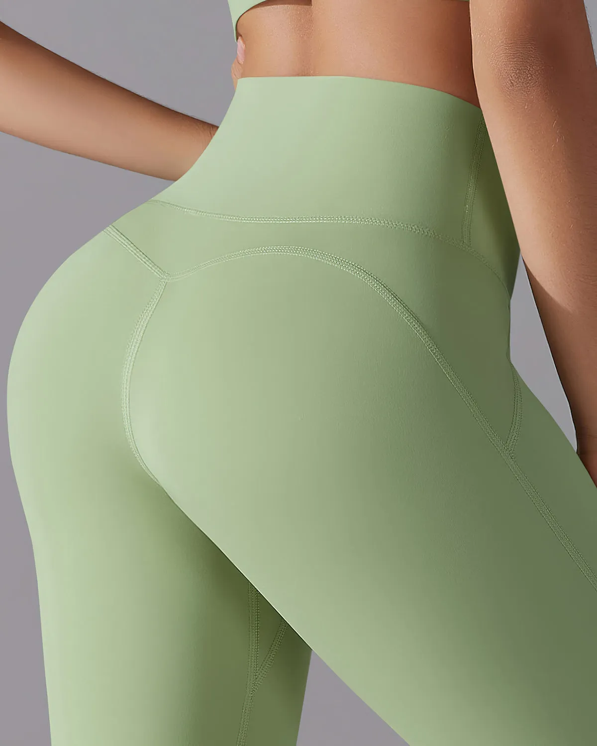 Giselle Seamless Leggings - Sage Green
