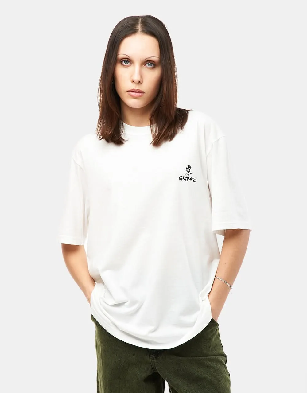 Gramicci One Point Logo T-Shirt - White