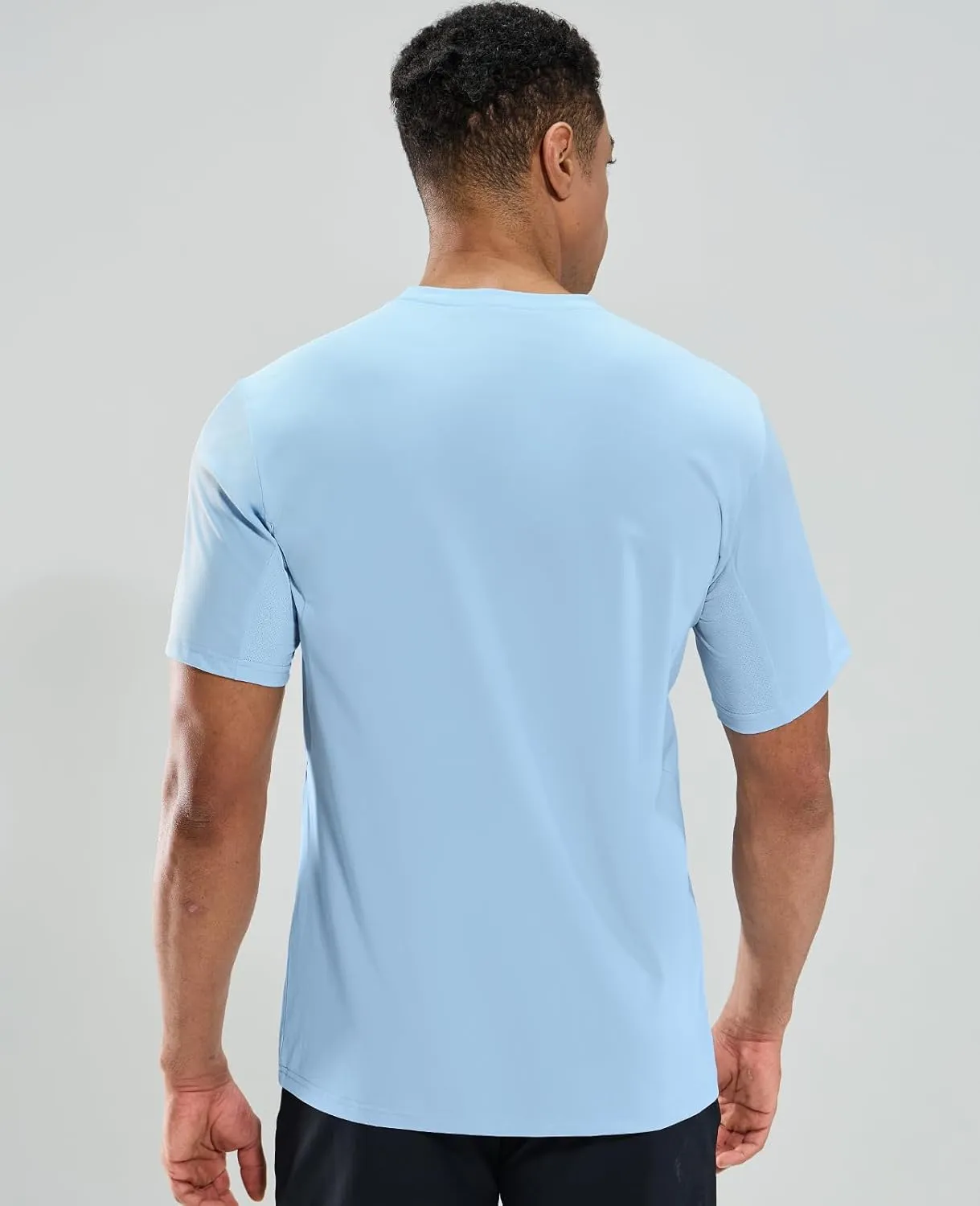 Haimont Men's Running T-Shirt Dry Fit Crewneck Athletic Tee Shirts Moisture Wicking Short Sleeve Stretchy Workout Gym