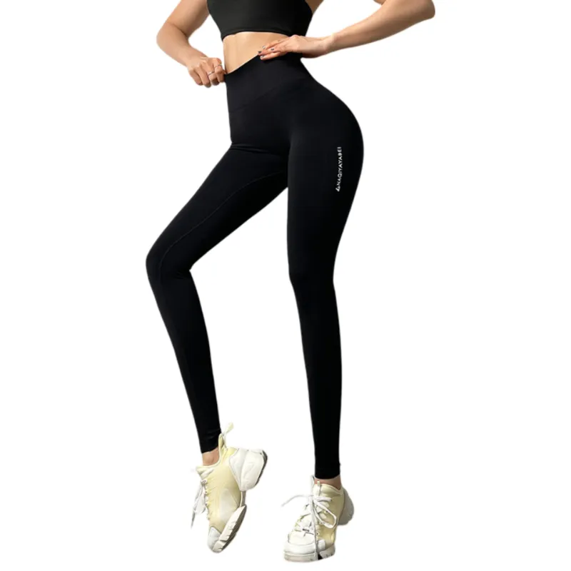 High-Waisted Seamless Yoga Leggings