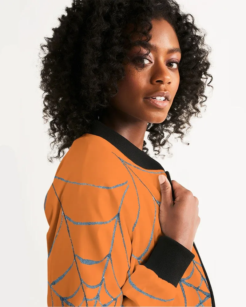 Holiday Orange Women's Bomber Jacket