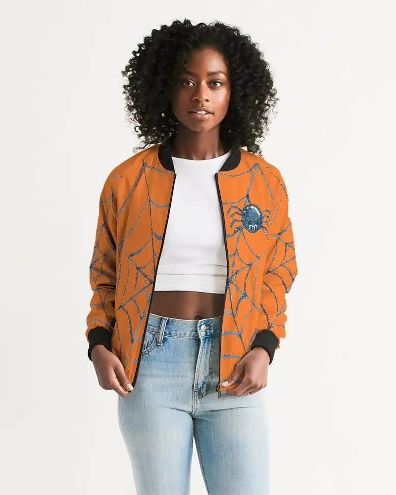 Holiday Orange Women's Bomber Jacket