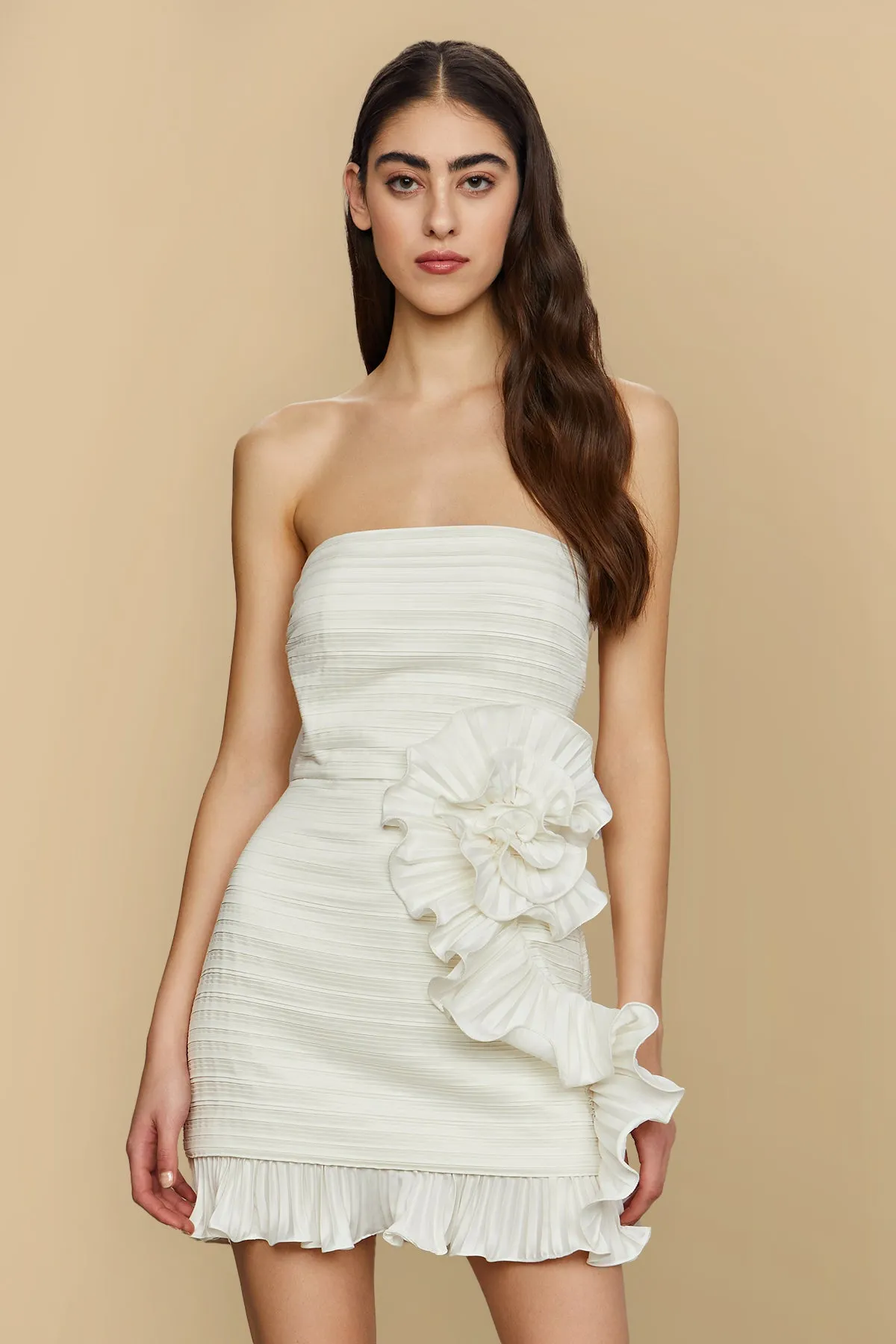 Isla Rosette Mini Dress