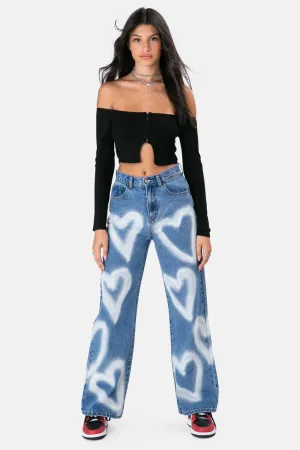 Jean taille haute "Mara" 2 coloris