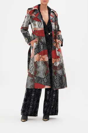 LEATHER TRENCH COAT BOSS OF THE BRUMBIES