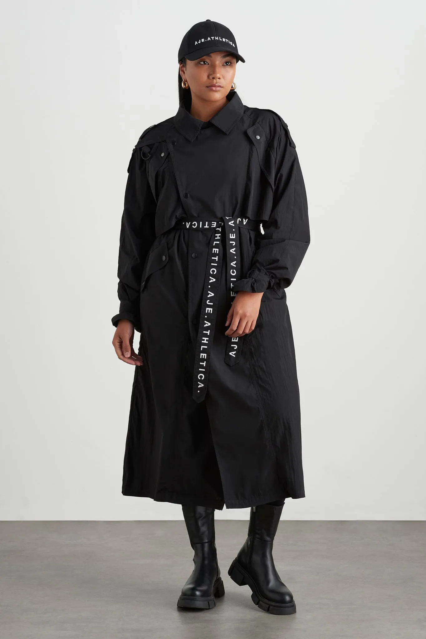 Longline Belted Trench 703