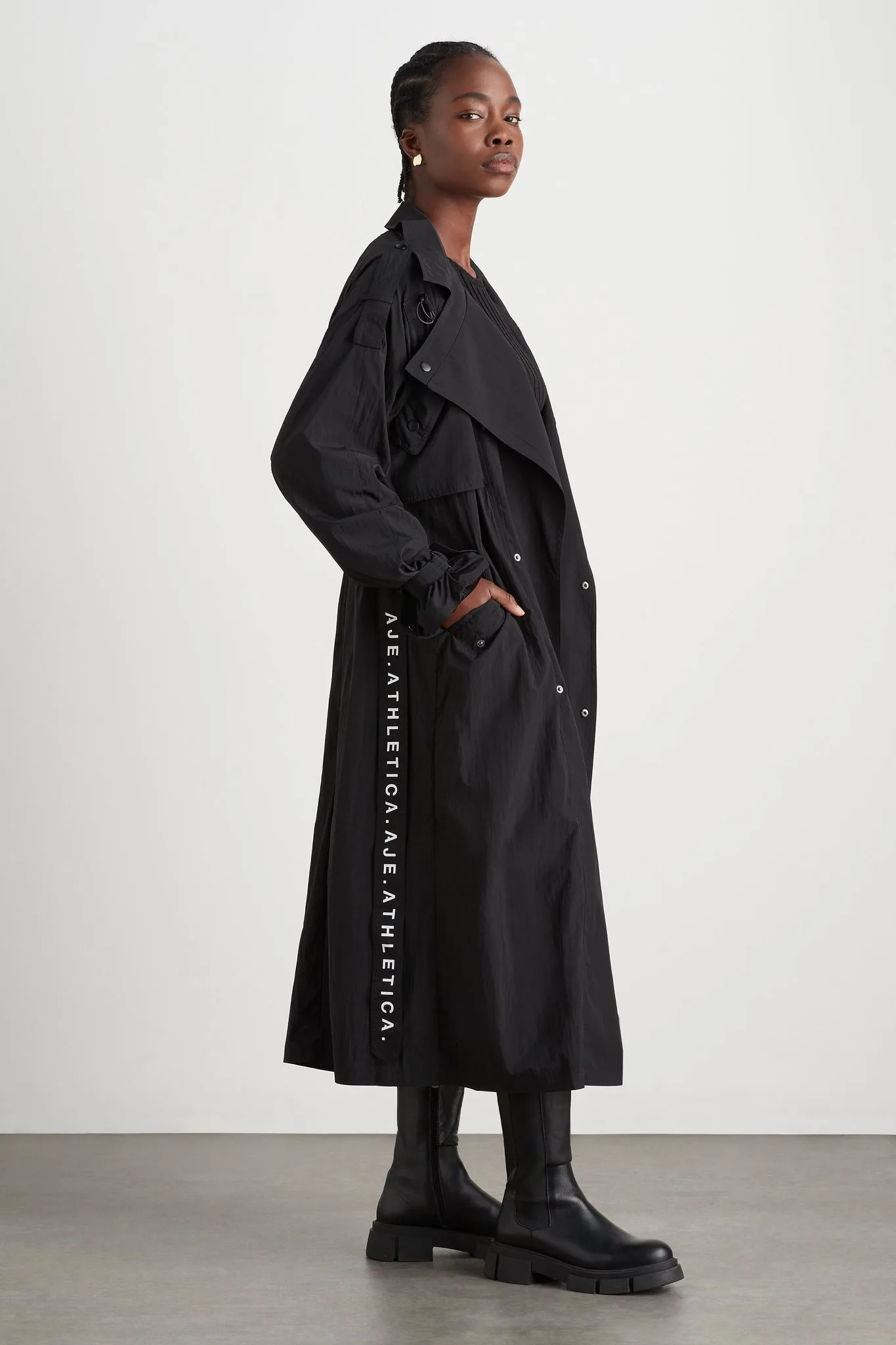 Longline Belted Trench 703