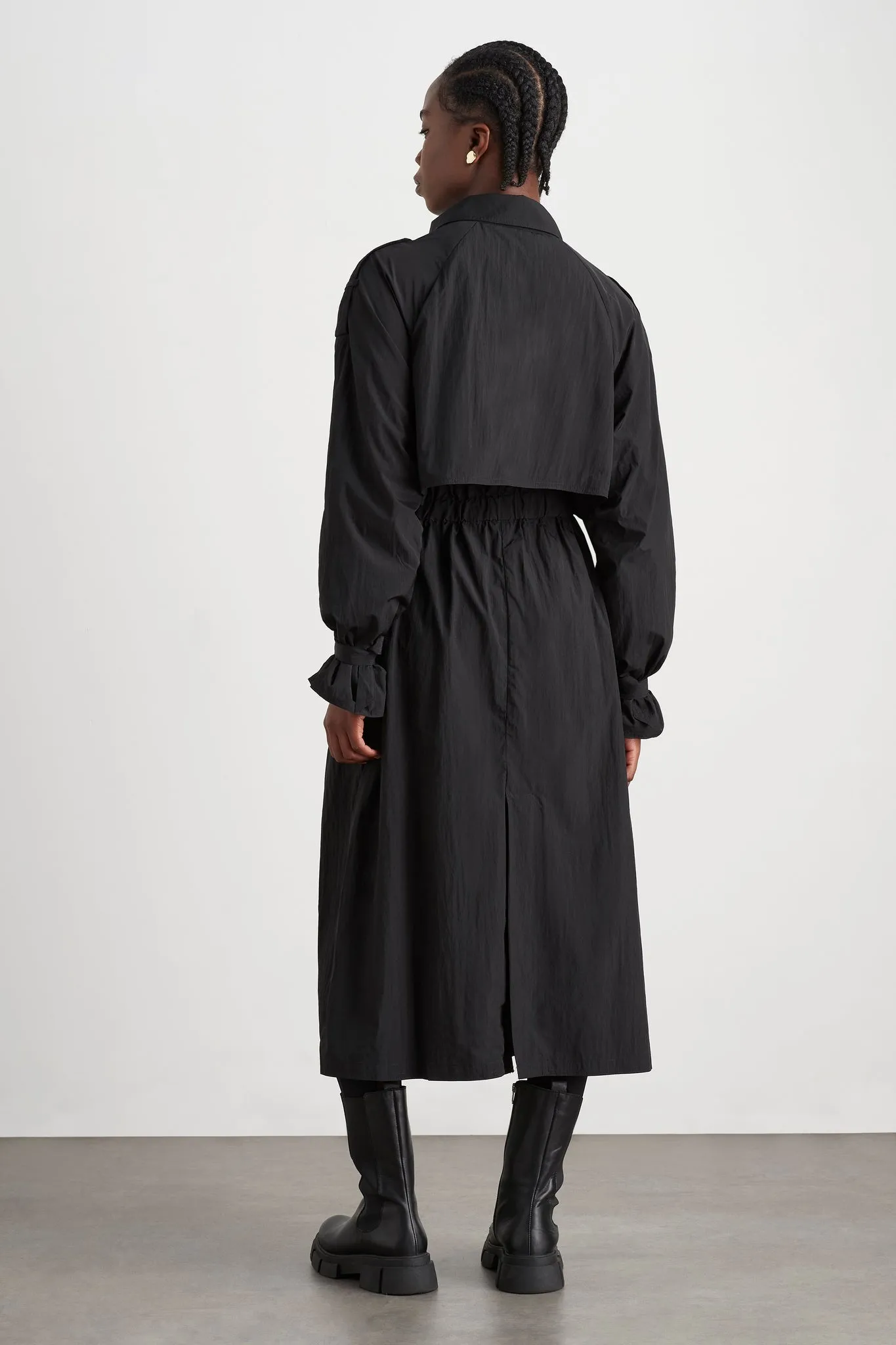 Longline Belted Trench 703