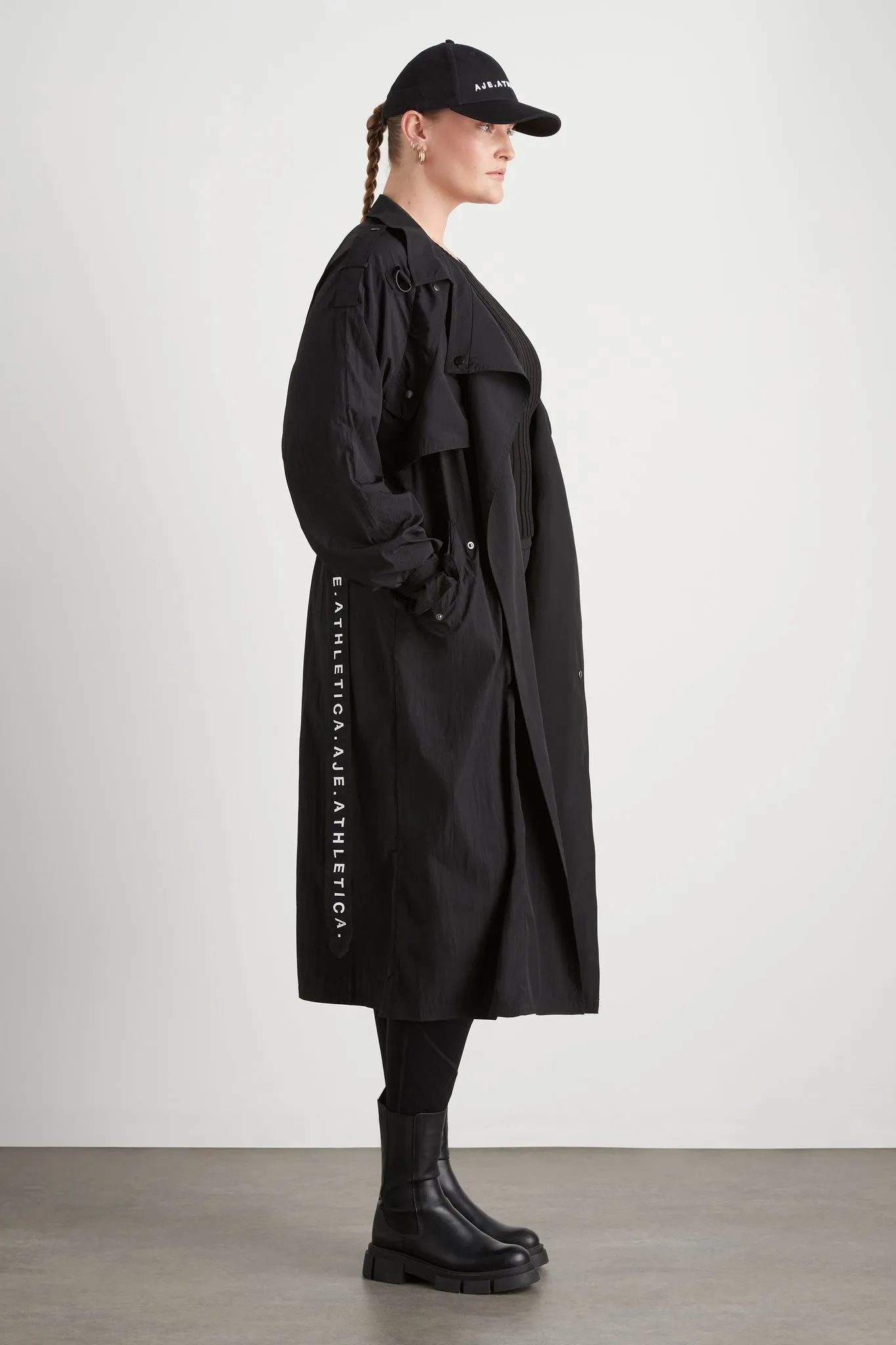 Longline Belted Trench 703