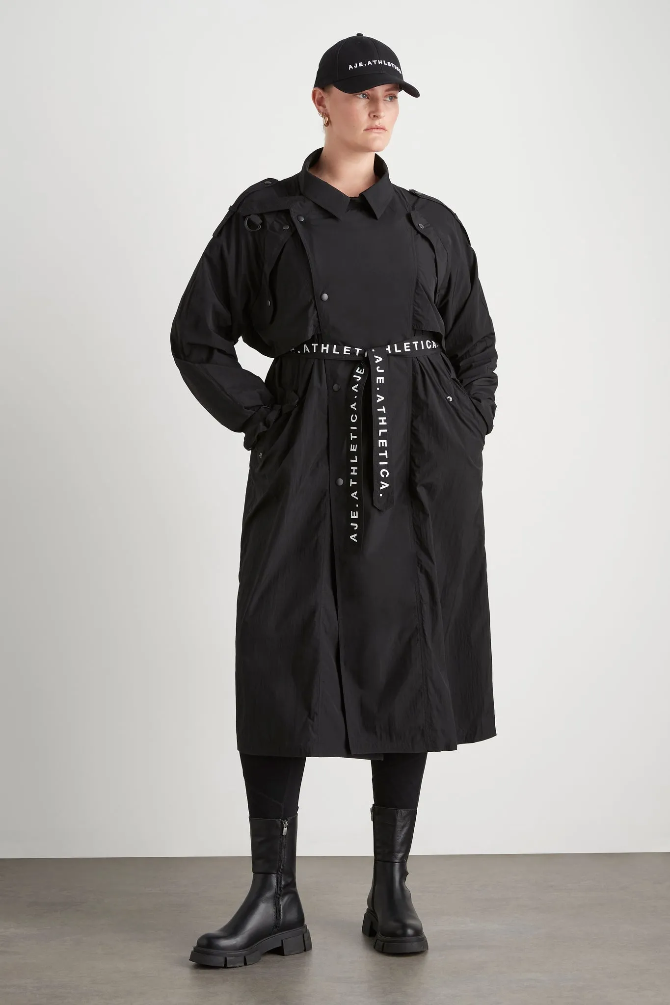 Longline Belted Trench 703