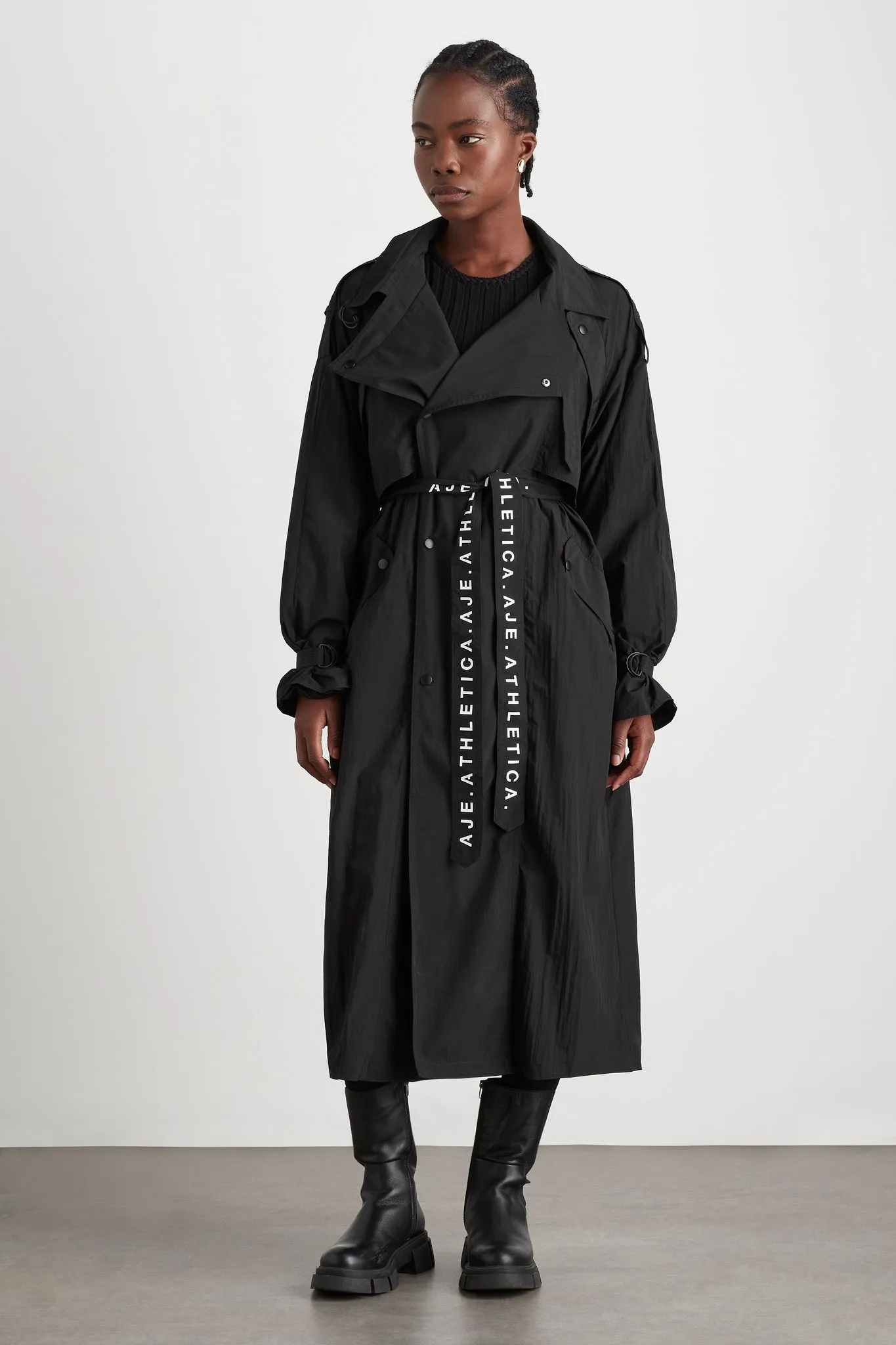 Longline Belted Trench 703