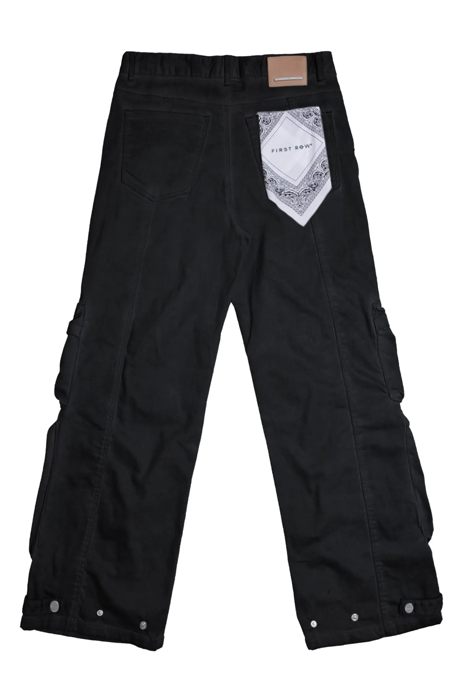 Men's Y2k Wide Fit Utility Cargo Baggy Denim Pants