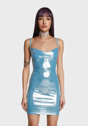 Mermaid Blues Mini Dress