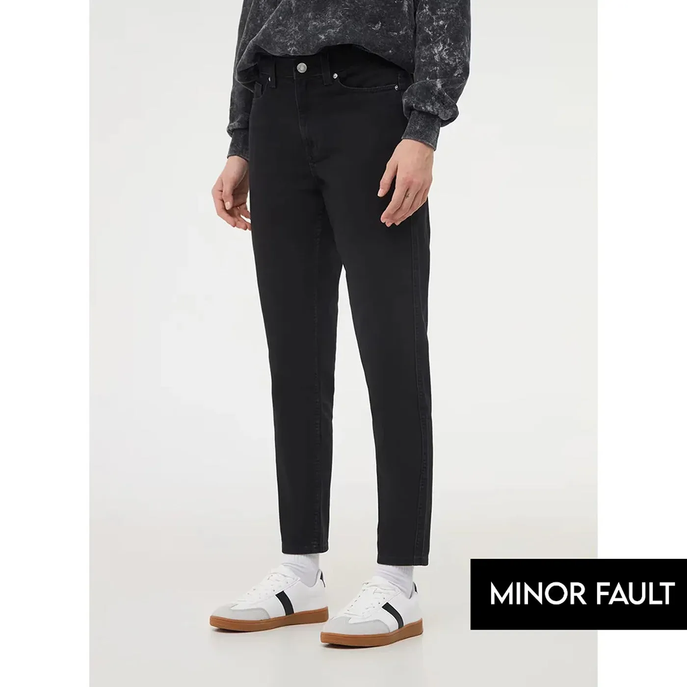 (Minor Fault) Black High Waisted Mom Jeans