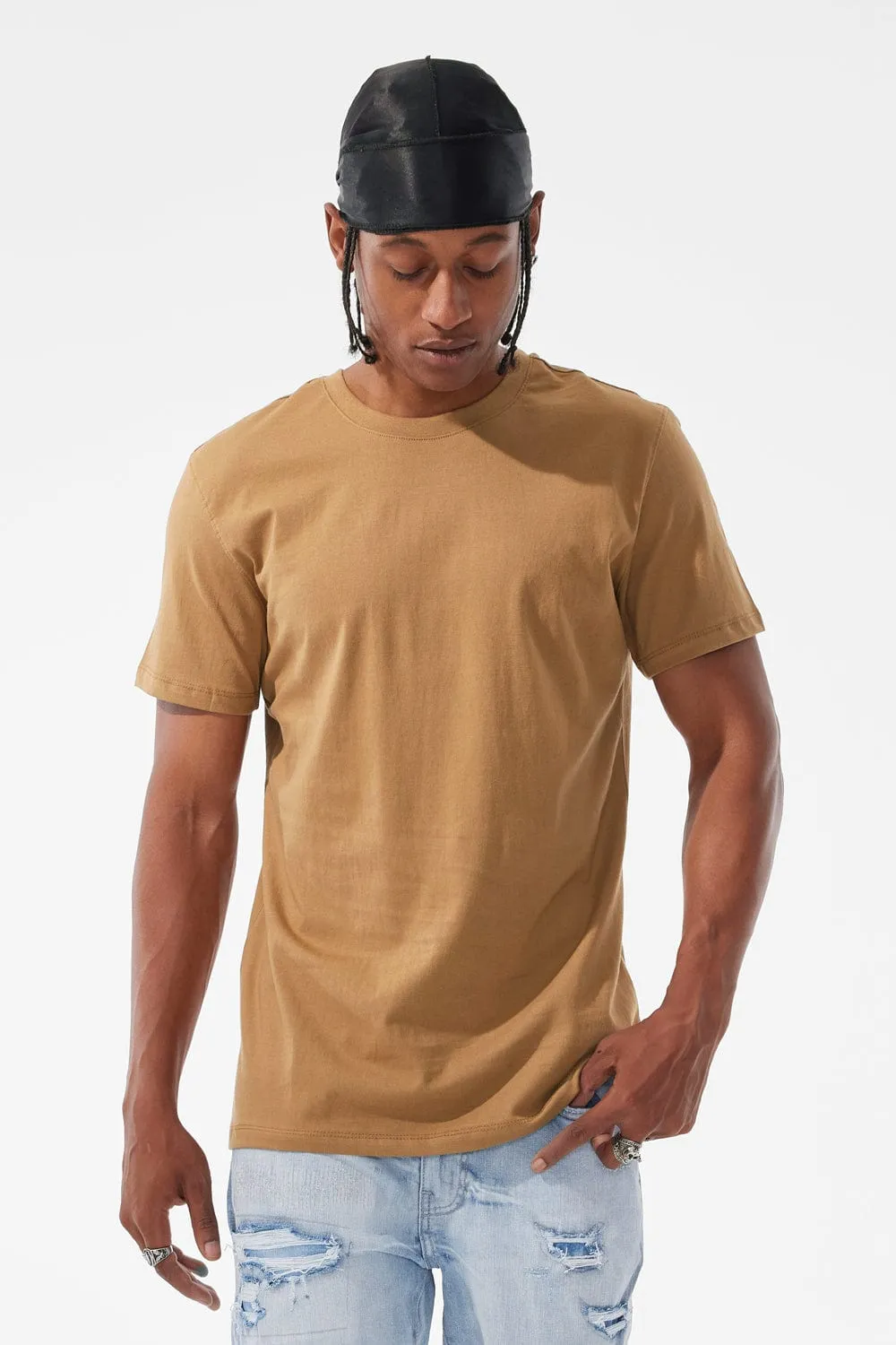 Premium Crewneck T-Shirt (Mocha)